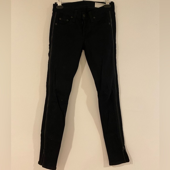 Rag & Bone Zipper Detail Jeans - Picture 1 of 4